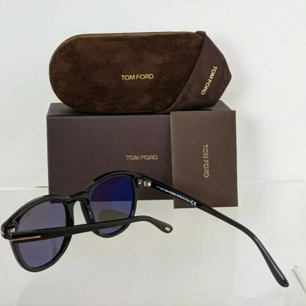 Tom Ford Black Polarized 57mm Sunglasses